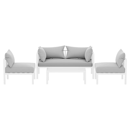 Outdoor Sofa Set Aluminium Lounge Setting-4 Seater