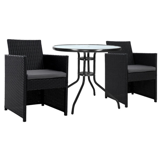 Outdoor Deck Set Table+ Chairs +Cushions