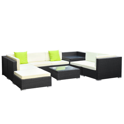 Outdoor Sofa Set Wicker Couch Lounge Setting 7 Seater